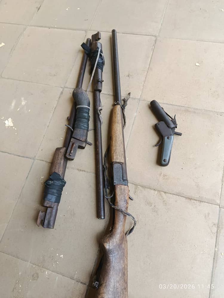 Police arrest 70-year-old, others; recover firearms in A’Ibom