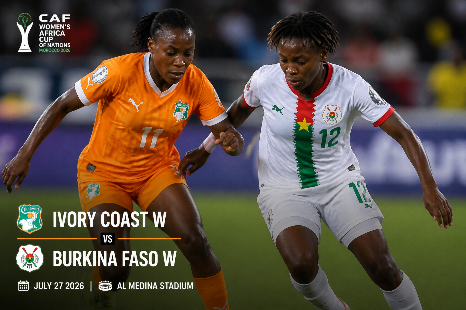 Ivory Coast W v Burkina Faso W: Tight contest expected in women’s international clash