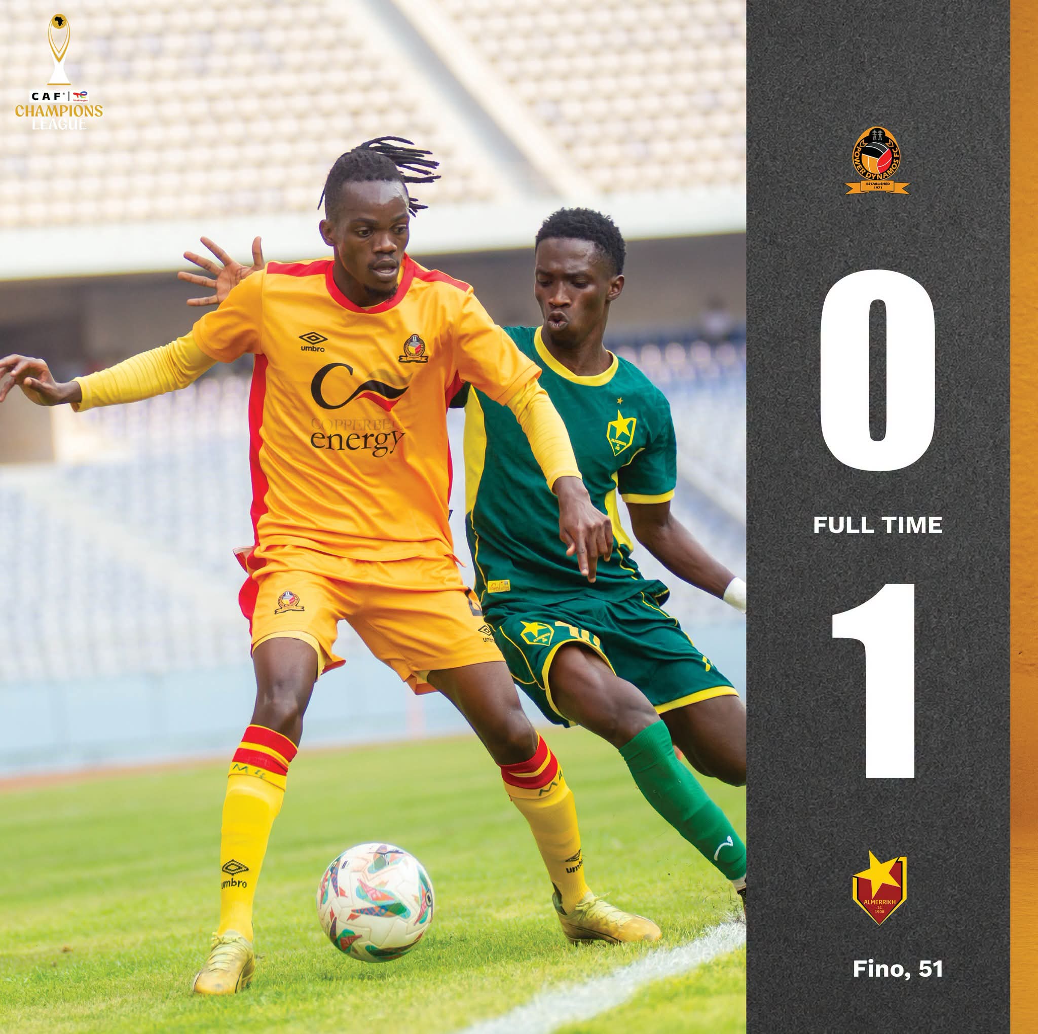 Al Merriekh edge Power Dynamos to advance