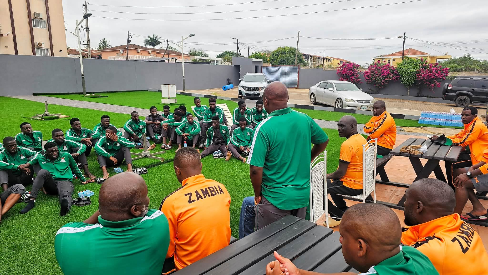Junior Chipolopolo set base in Maputo